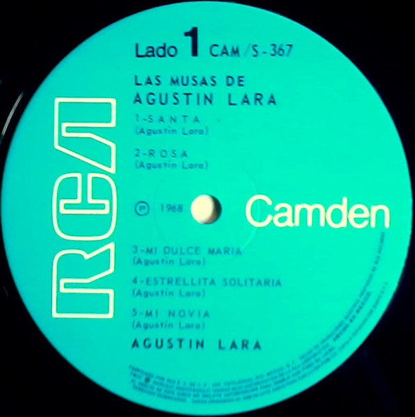 Agustin Lara : Las Musas De Agustín Lara (LP, Album)