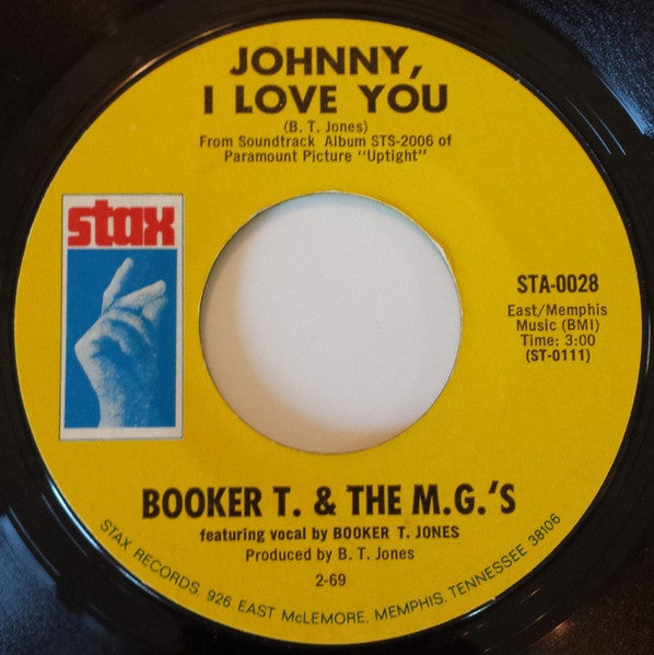 Booker T. & The M.G.'s* : Time Is Tight (7", Single, Styrene)