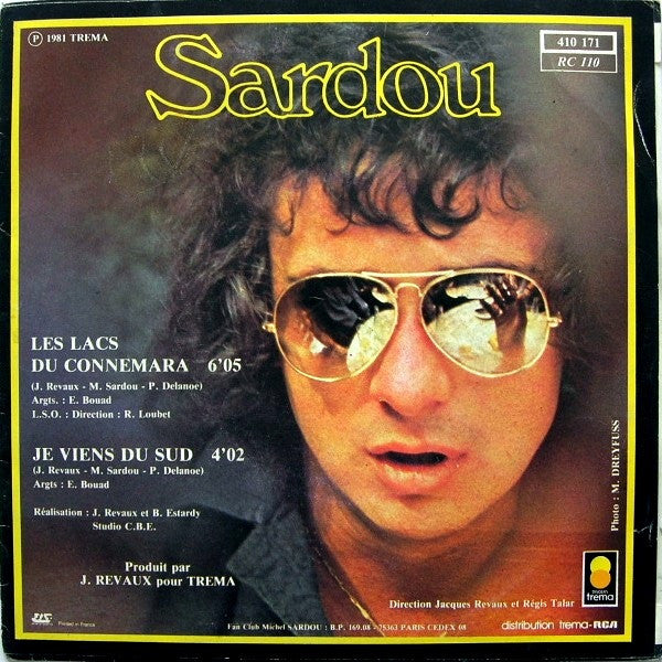 Sardou* : Les Lacs Du Connemara / Je Viens Du Sud (7", Single)
