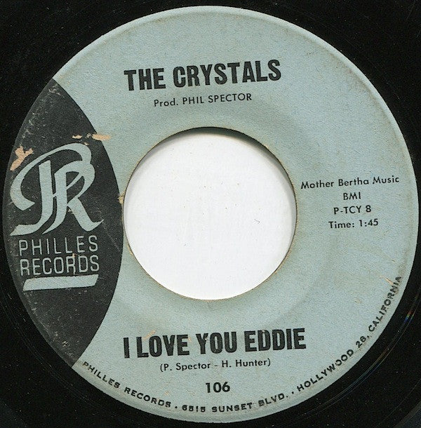 The Crystals : He's A Rebel (7", Single)