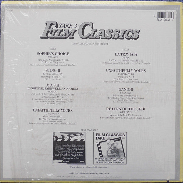 Various : Film Classics - Take 3 (LP, Album, Comp)
