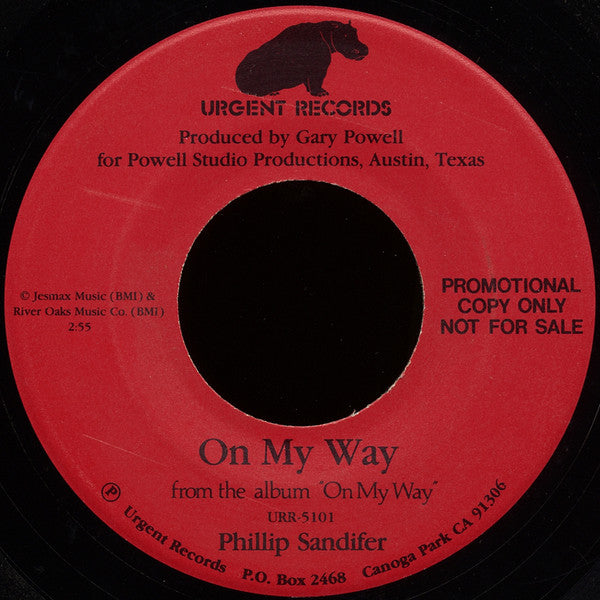 Phillip Sandifer : On My Way (7", Promo)