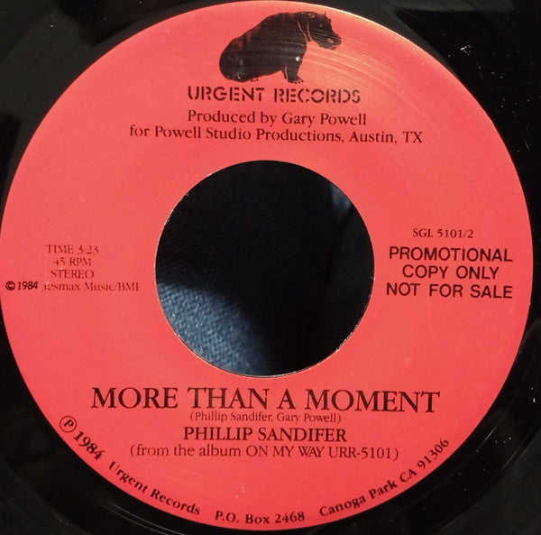Phillip Sandifer : More Than A Moment / Let Her Dance (7", Promo)
