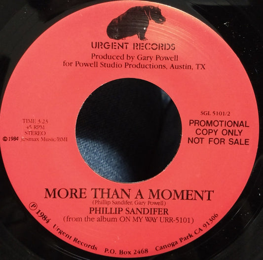 Phillip Sandifer : More Than A Moment / Let Her Dance (7", Promo)