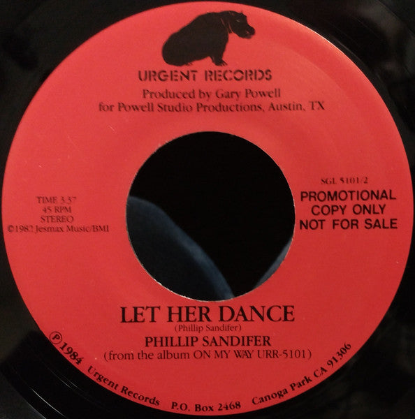 Phillip Sandifer : More Than A Moment / Let Her Dance (7", Promo)