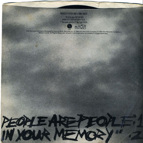 Depeche Mode : People Are People (7", Single, Styrene, All)