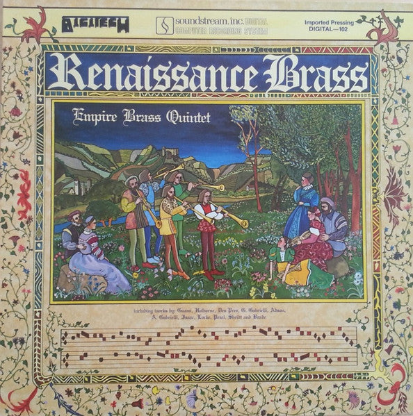 The Empire Brass Quintet : Renaissance Brass (LP)