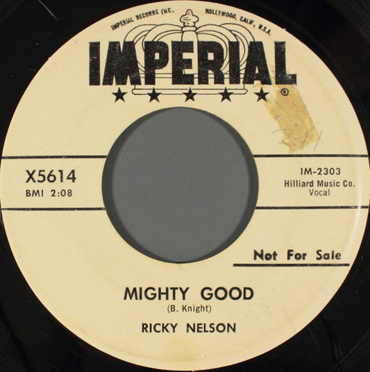 Ricky Nelson (2) : Mighty Good (7", Promo)