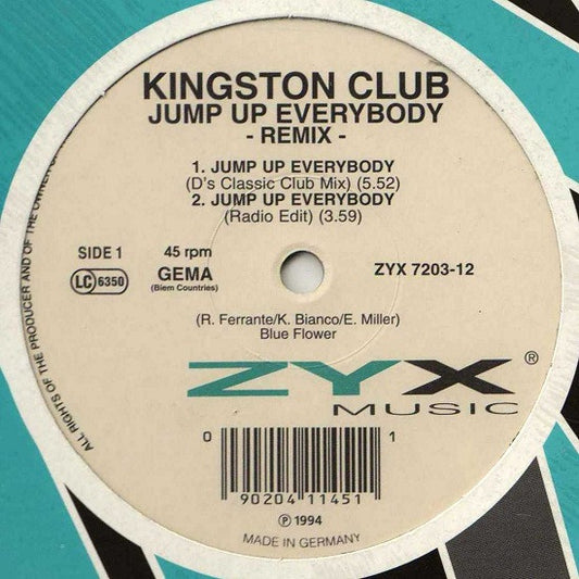 Kingston Club : Jump Up Everybody (Remix) (12")