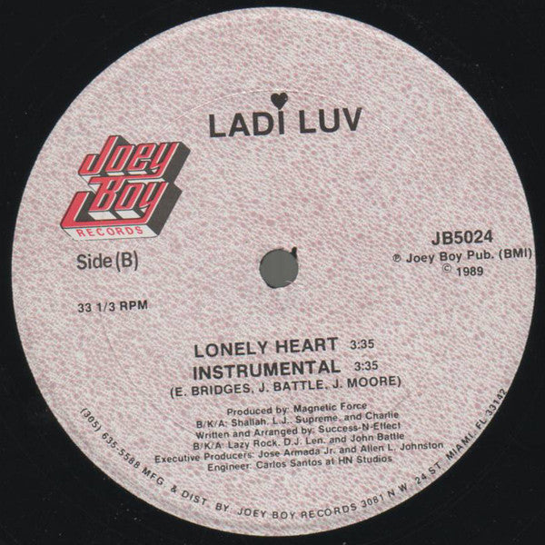 Ladi Luv : Ring My Bell (12")