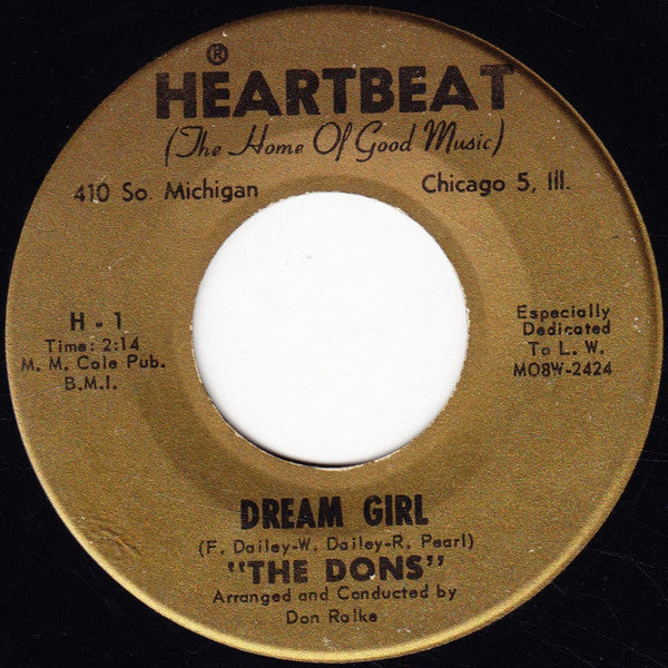 The Dons (5) : Dream Girl / Marcheta (7")