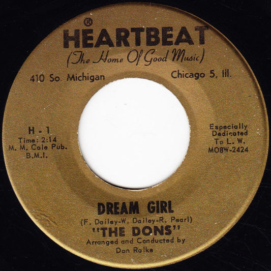 The Dons (5) : Dream Girl / Marcheta (7")