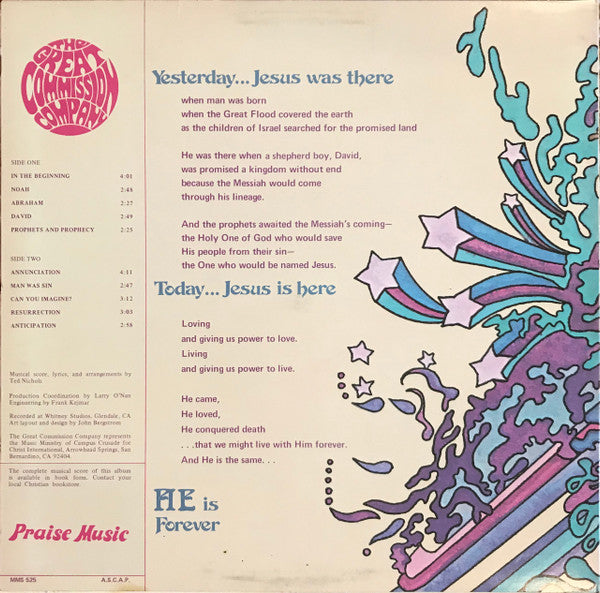 The Great Commission Company : He Is Forever (LP, Album)