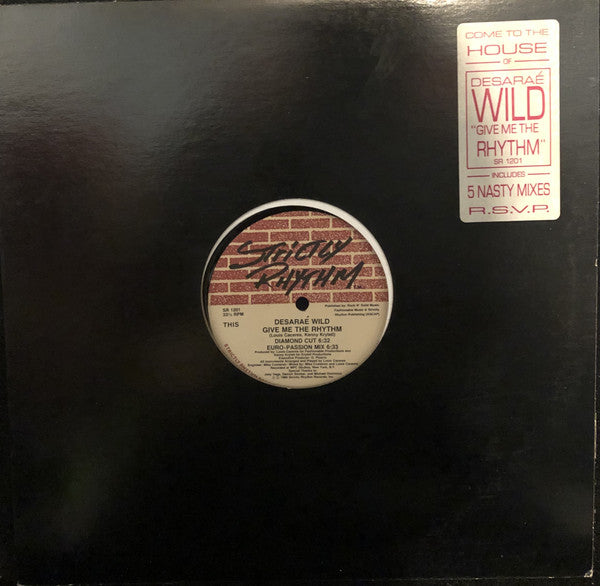 Desaraé Wild : Give Me The Rhythm (12")