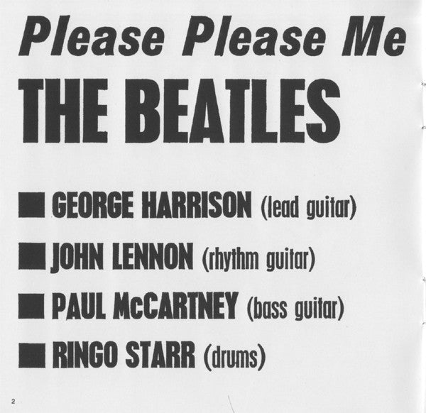 The Beatles : Please Please Me (CD, Album, Mono, RE, Lon)