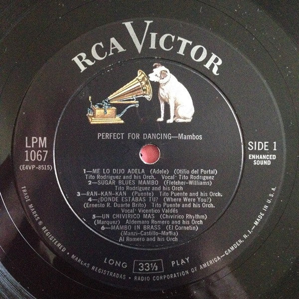 Various : Perfect For Dancing - Mambos (LP, Comp)