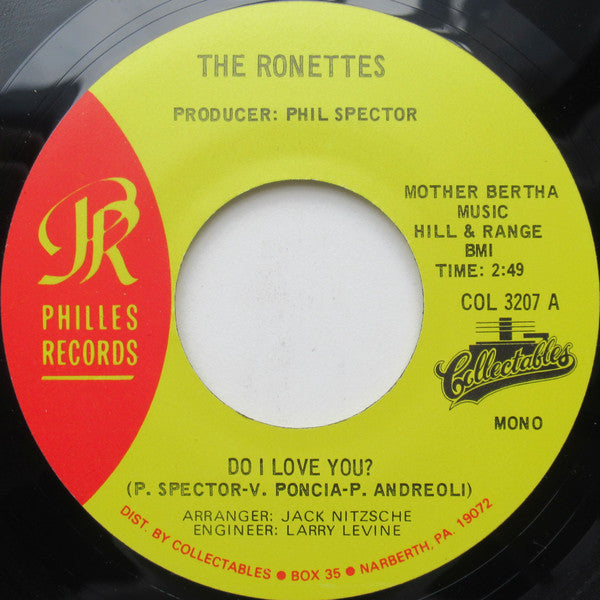 The Ronettes : Do I Love You? / Chapel Of Love (7", Single, Mono, RE)