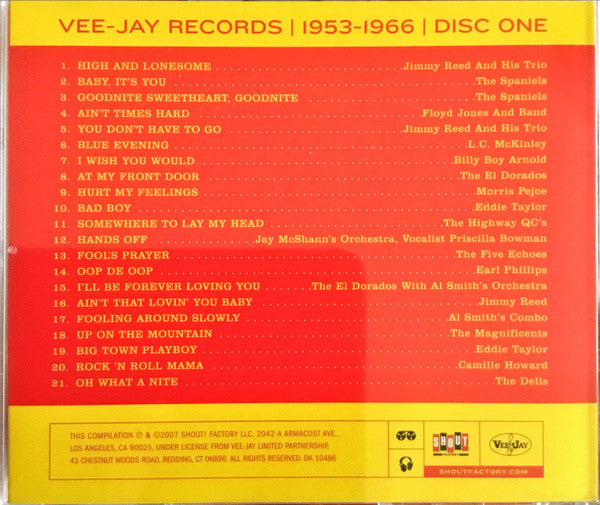 Various : Vee-Jay The Definitive Collection (4xCD, Comp + Box)