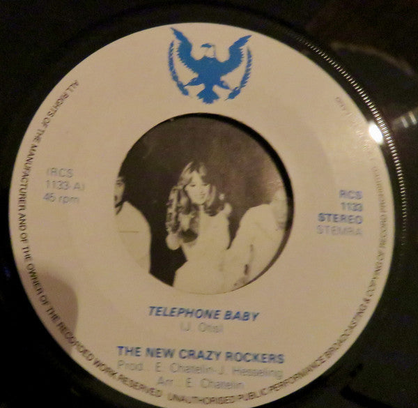 The New Crazy Rockers : Telephone Baby (7", Single)