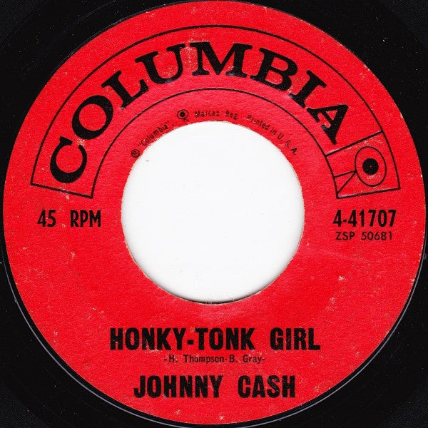 Johnny Cash : Second Honeymoon (7", Single, Styrene, Hol)