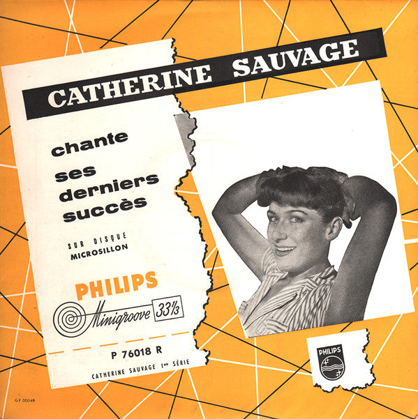Catherine Sauvage : Catherine Sauvage Chante Ses Derniers Succès (10", Album)