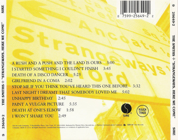 The Smiths : Strangeways, Here We Come (CD, Album, RE)