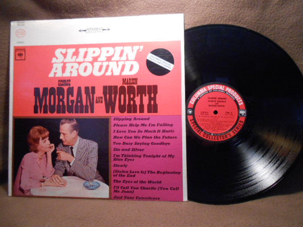 George Morgan (2) And Marion Worth : Slippin' Around (LP, Album, RE)