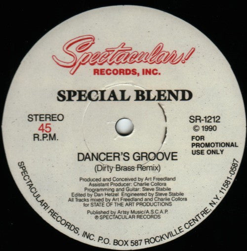 Special Blend : Dancer's Groove (12", Promo)