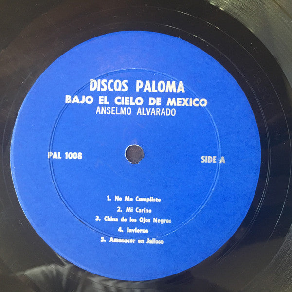 Anselmo Alvarado Con Guitarras : Bajo El Cielo De Mexico (LP, Album)