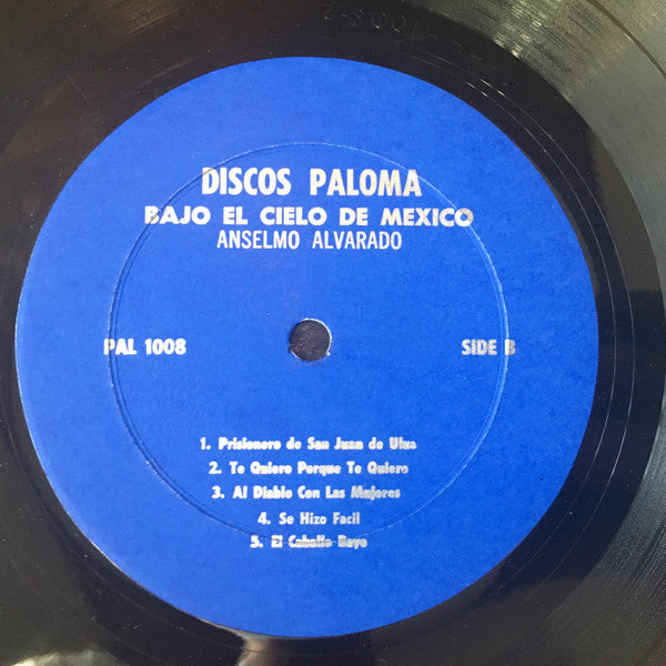 Anselmo Alvarado Con Guitarras : Bajo El Cielo De Mexico (LP, Album)