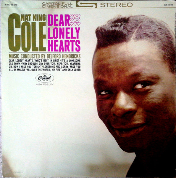 Nat King Cole : Dear Lonely Hearts (LP)