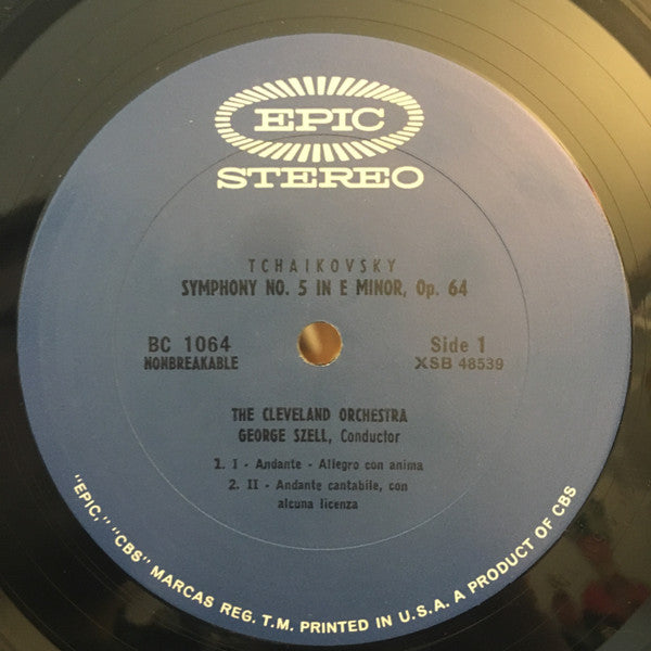 Tchaikovsky* - George Szell, The Cleveland Orchestra : Symphony No. 5 in E Minor, Op. 64 (LP, Album)