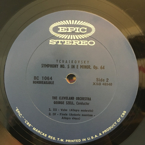 Tchaikovsky* - George Szell, The Cleveland Orchestra : Symphony No. 5 in E Minor, Op. 64 (LP, Album)