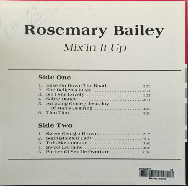 Rosemary Bailey : Mix'in It Up (LP, Album)