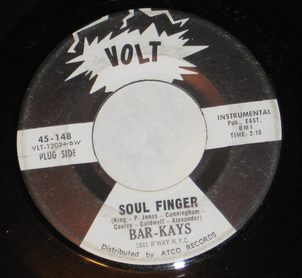 Bar-Kays : Soul Finger / Knucklehead (7", Single, Promo, BW)