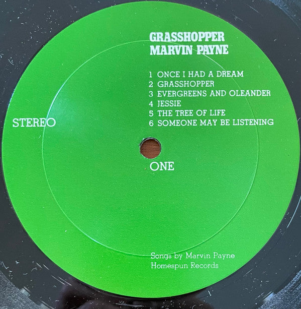 Marvin Payne : Grasshopper (LP, Album)