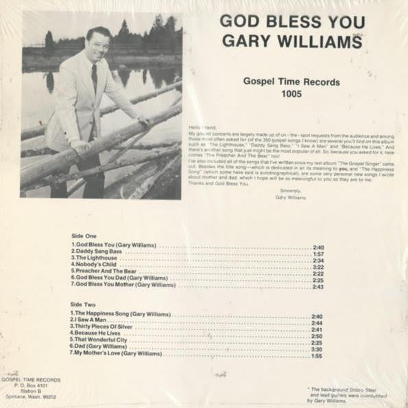 Gary Williams (10) : God Bless You (LP)
