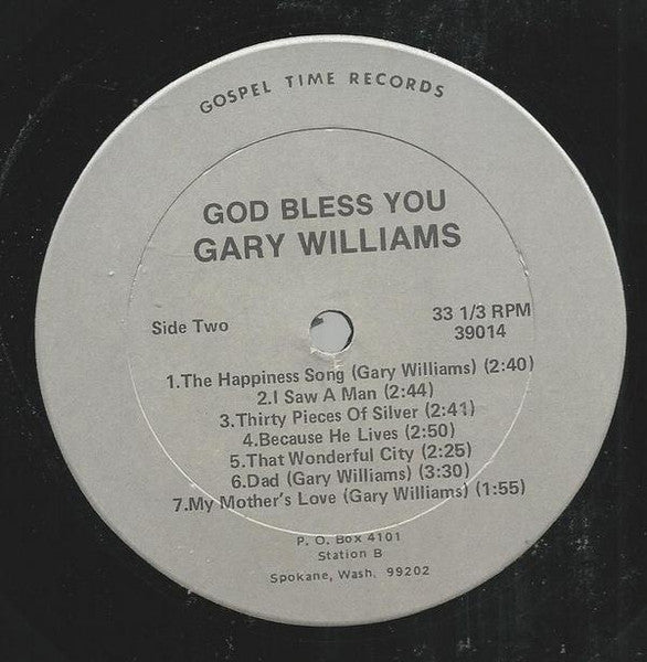 Gary Williams (10) : God Bless You (LP)