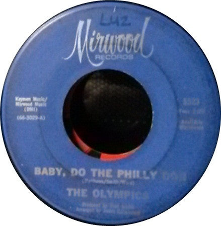 The Olympics : Baby, Do The Philly Dog (7", Single)