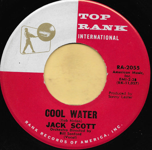 Jack Scott : Cool Water / It Only Happened Yesterday (7", Single, Mono)