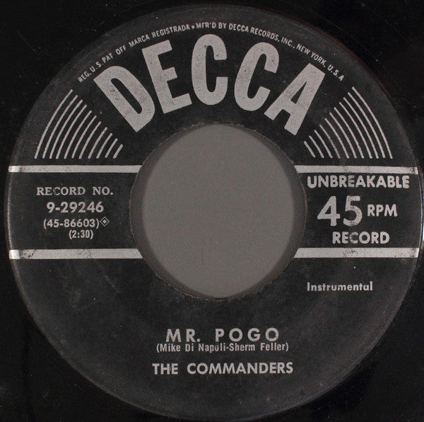 The Commanders : The Touch (Le Grisbi) (7")