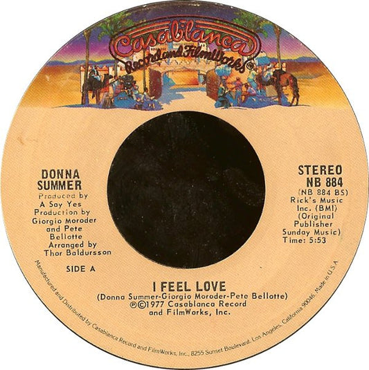 Donna Summer : I Feel Love (7", Single, Styrene, Pit)