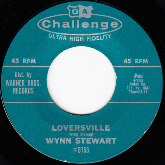 Wynn Stewart : Loversville / Don't Look Back  (7", Single)