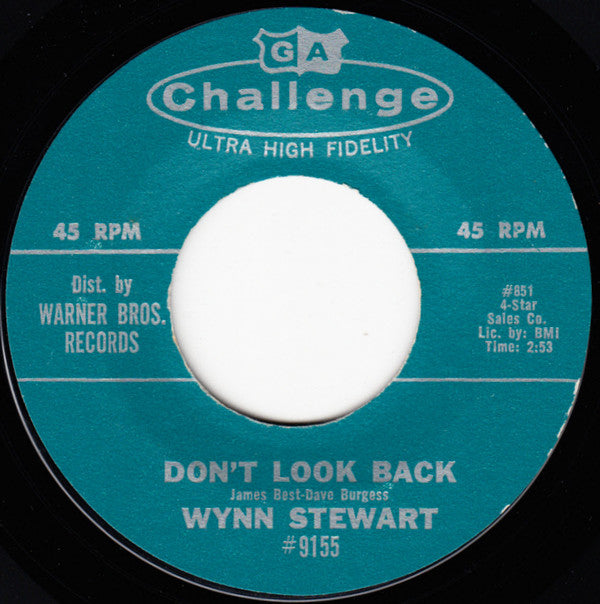 Wynn Stewart : Loversville / Don't Look Back  (7", Single)