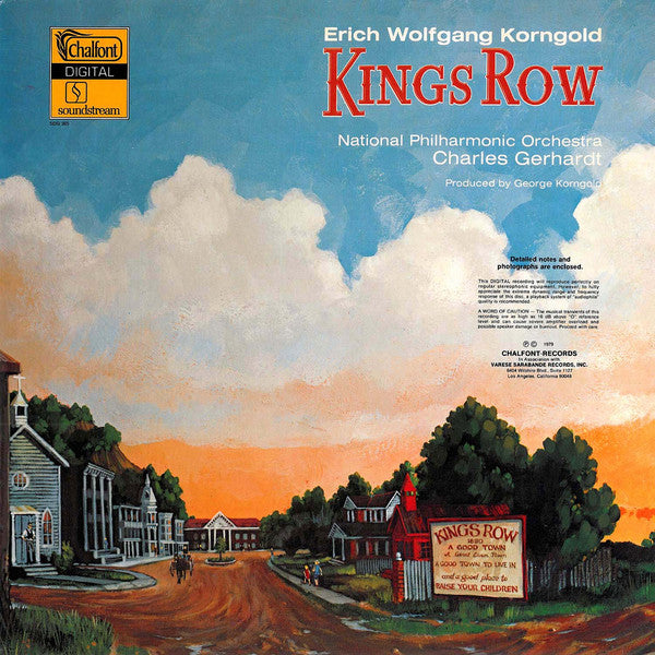 Erich Wolfgang Korngold - National Philharmonic Orchestra, Charles Gerhardt : Kings Row (LP, Album)