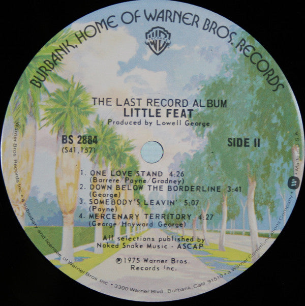 Little Feat : The Last Record Album (LP, Album, Jac)