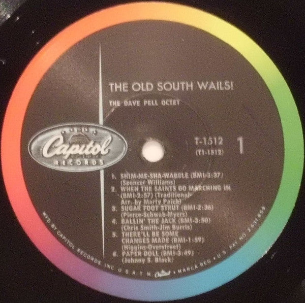 Dave Pell Octet : The Old South Wails (LP, Album, Mono)