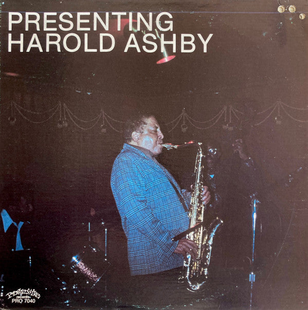 Harold Ashby : Presenting Harold Ashby (LP, Album)