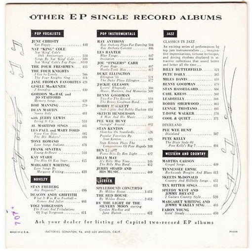 The Four Knights : I Get So Lonely (7", EP)