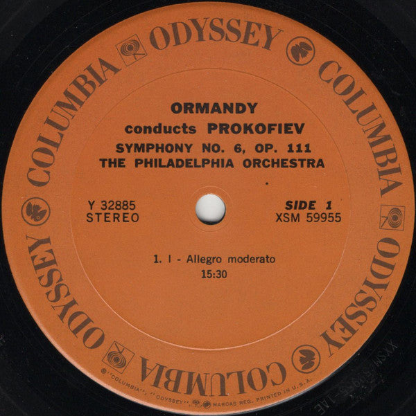 Prokofiev* - Ormandy*, Philadelphia Orchestra* : Ormandy Conducts Prokoviev: Symphony No. 6 (LP, Album)